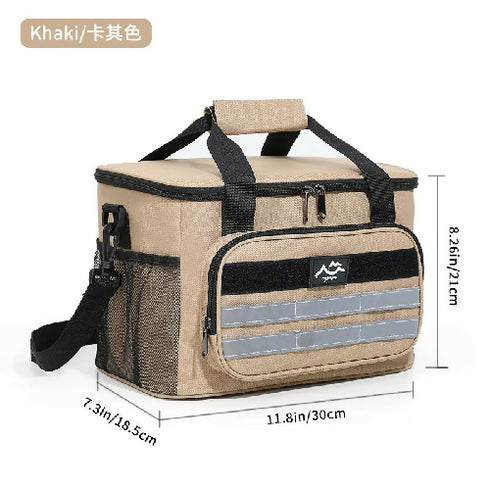 Portable Large Capacity Outdoor Insulated Cooler Bag